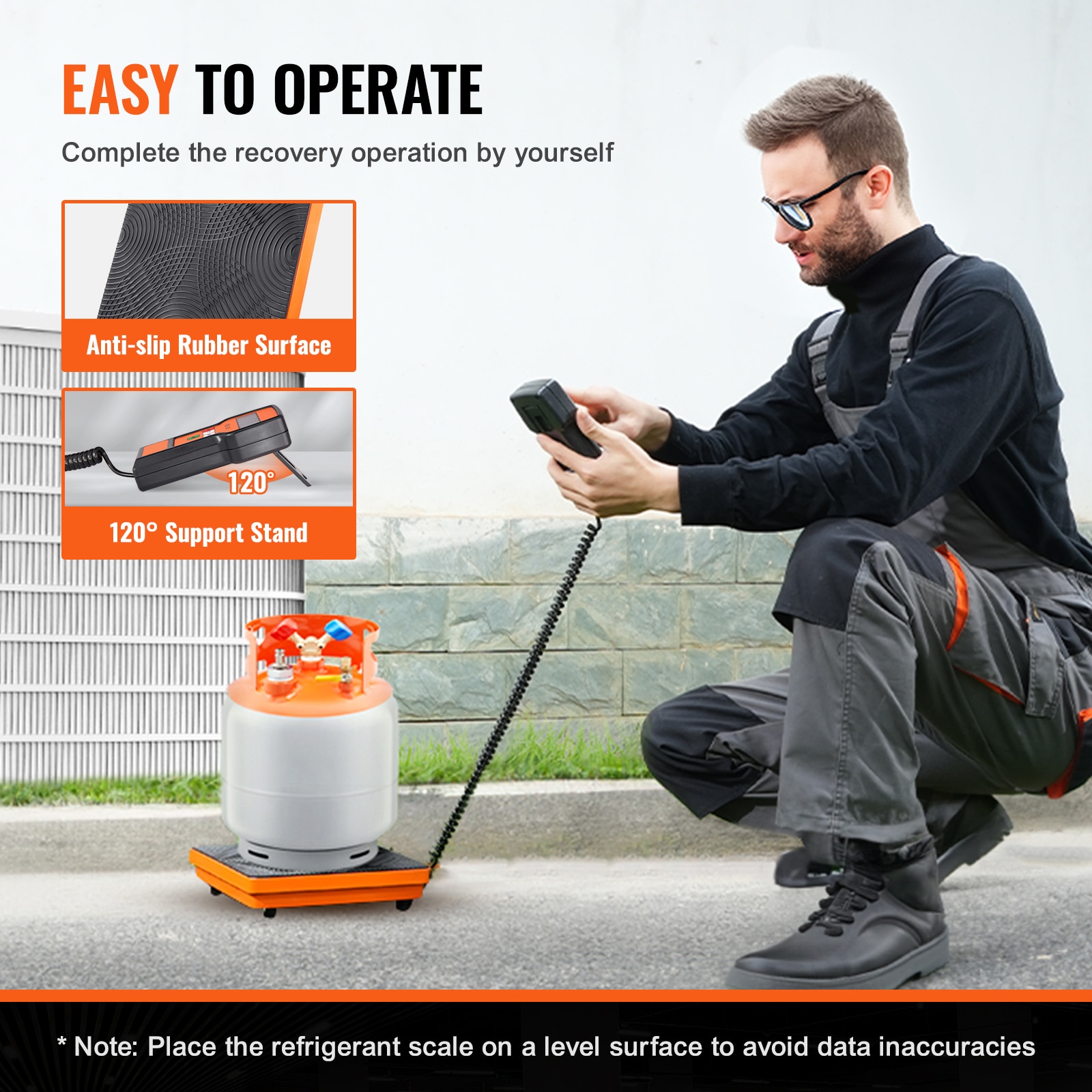 Refrigerant Charging And Recovery Scale With Wired Remote Control_voghion.com